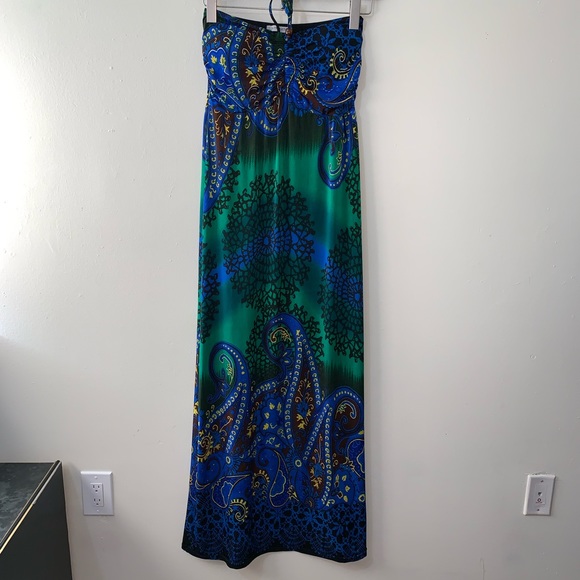 DJ Production | Long Strapless Dress - Picture 2 of 8